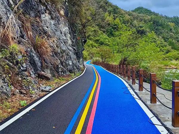 黄岩彩色沥青道路